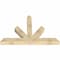 Ekena Millwork Saratoga Rough Sawn Timber Gable Bracket, Douglas Fir, 72"W x 48"H x 6"D x 6"F, 16/12 Pitch GBW072X48X0606SAR00RDF - alternate 3